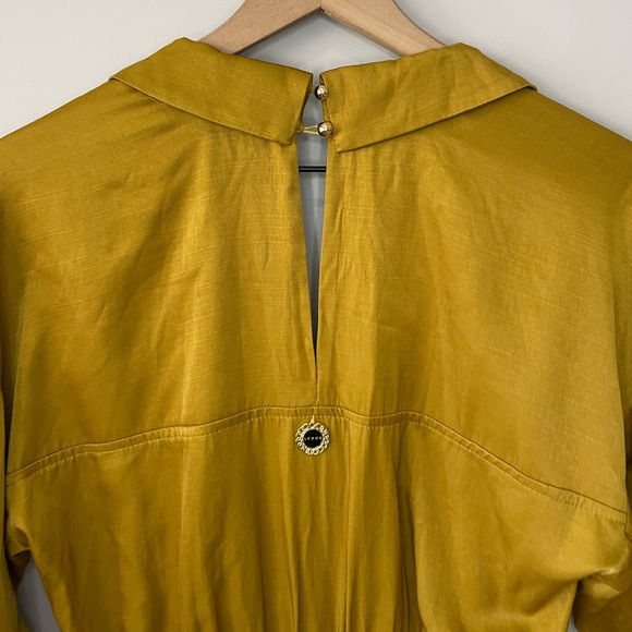 Lynne satin V neck boiler jumpsuit medium - Picture 10 of 14